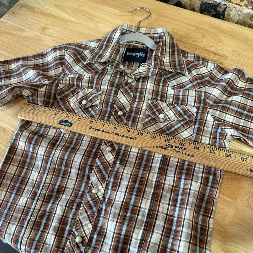 Wrangler S/S Western Shirt Boys Medium
