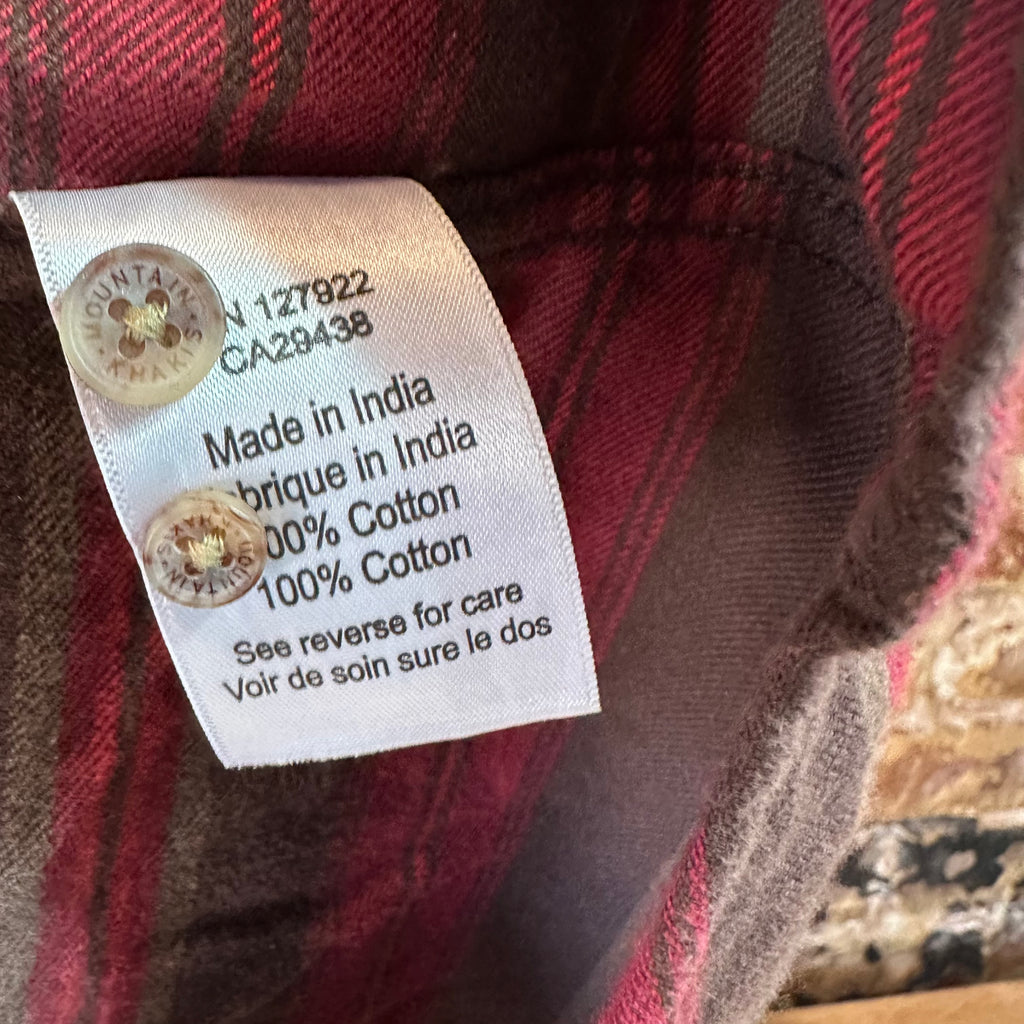 Mountain Khakis Men's Large Button Shirt