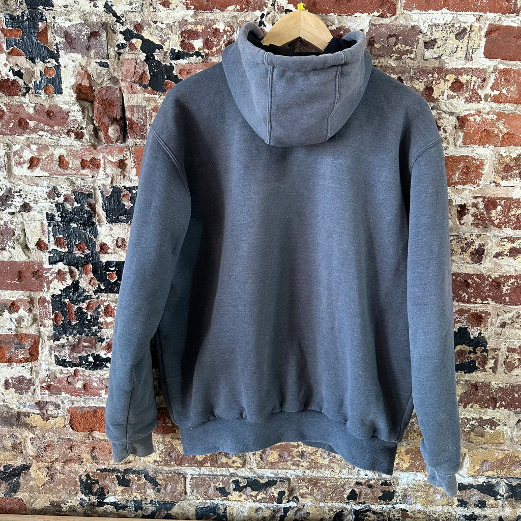 Carhartt J149 CHH Hoodie Full Zip Sweatshirt Gray Mens Size Medium Heavy Work
