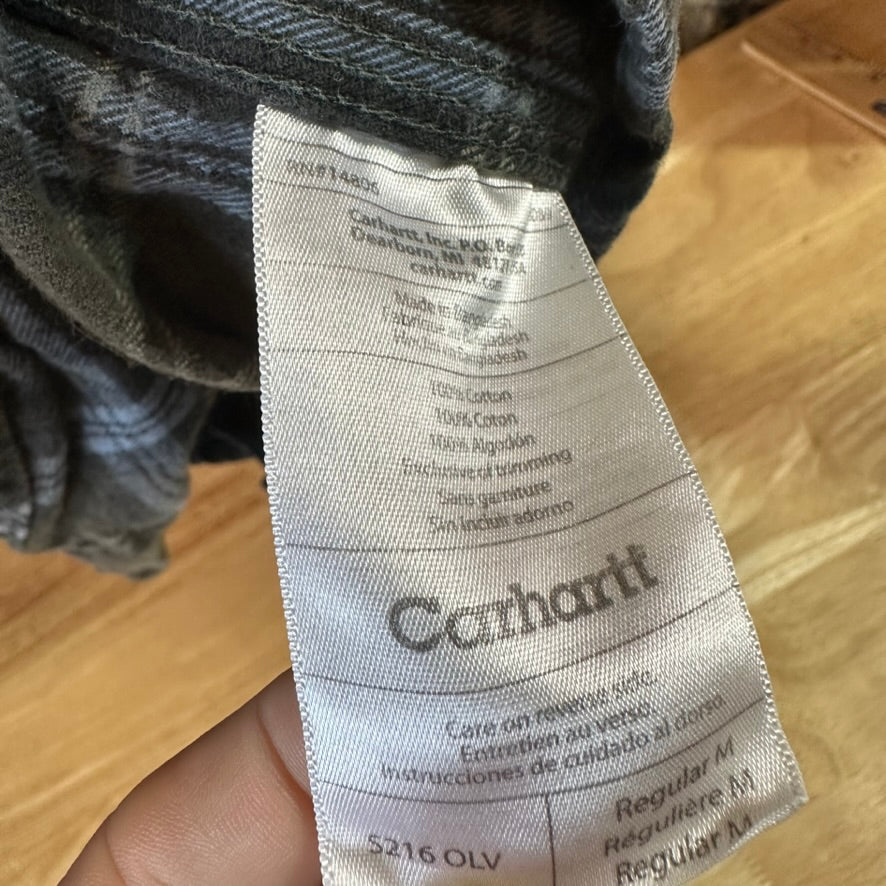 Carhartt Mens Medium Flannel Shirt