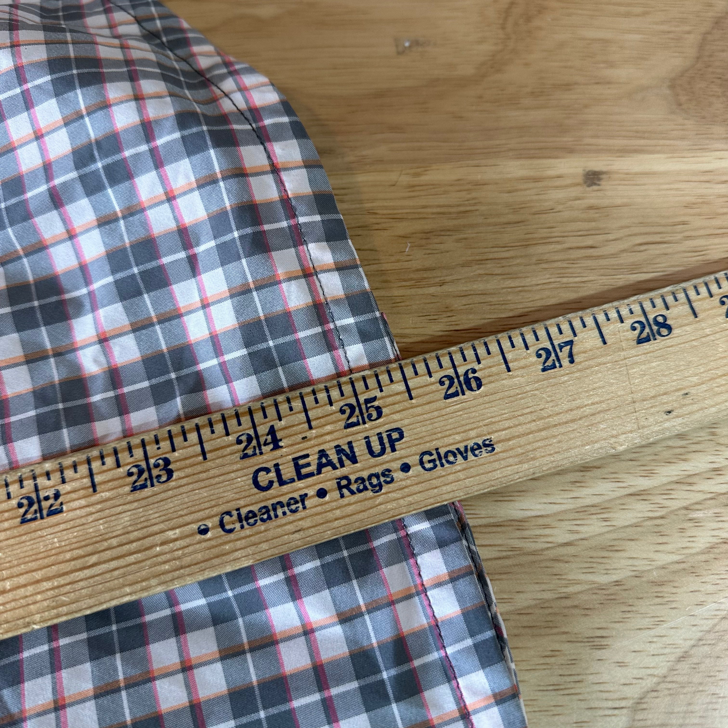 Stio Pearl Snap Button Up Shirt Women’s Size Small Pink Gray Plaid Long Sleeve
