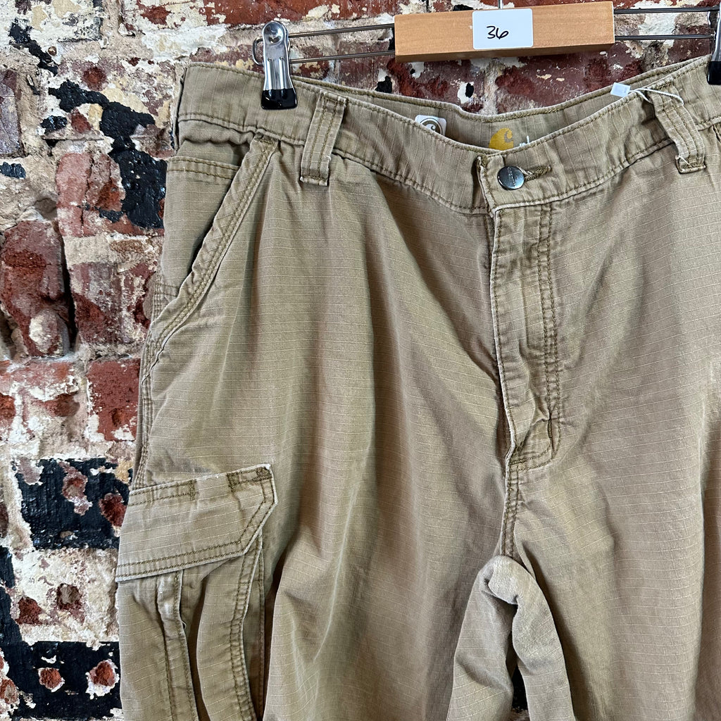 Carhartt Cargo Tan Shorts Mens 38