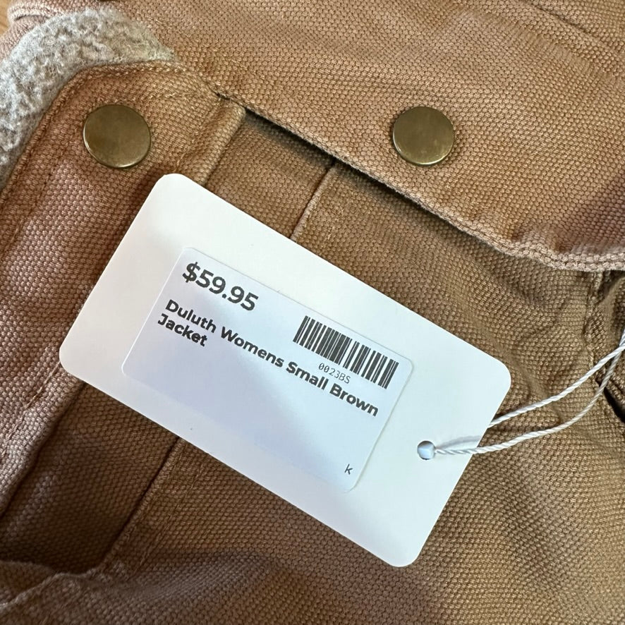 Duluth Womens Small Brown Jacket