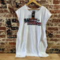 Harley Davidson Men's 5XL Sleeveless White T-Shirt NEW