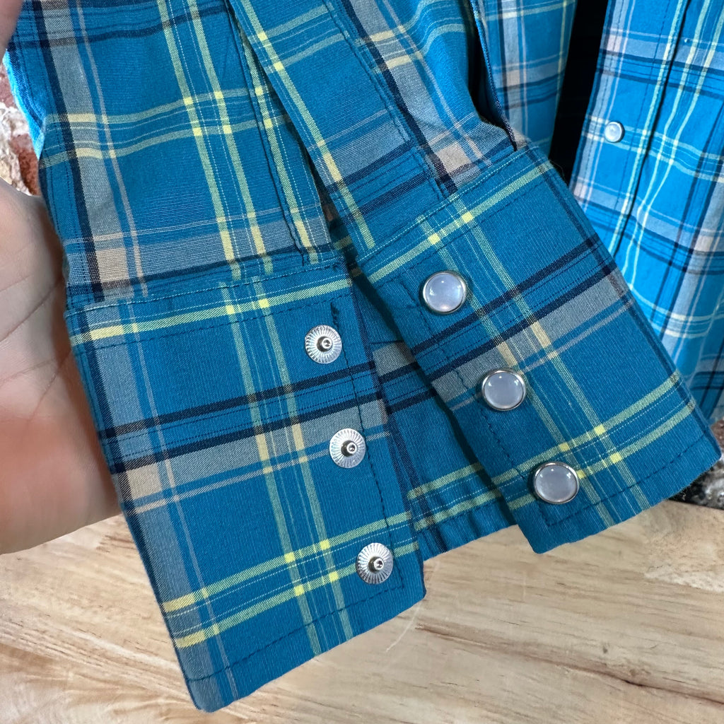 Wrangler Men's Large Blue Western Shirt
