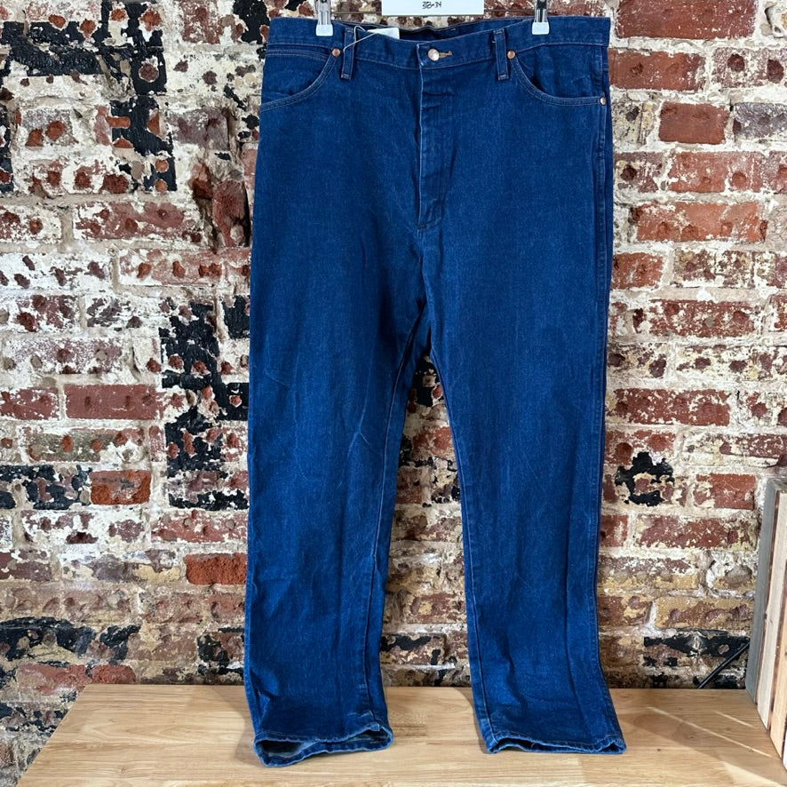Wrangler Mens 38x34 Blue Jeans