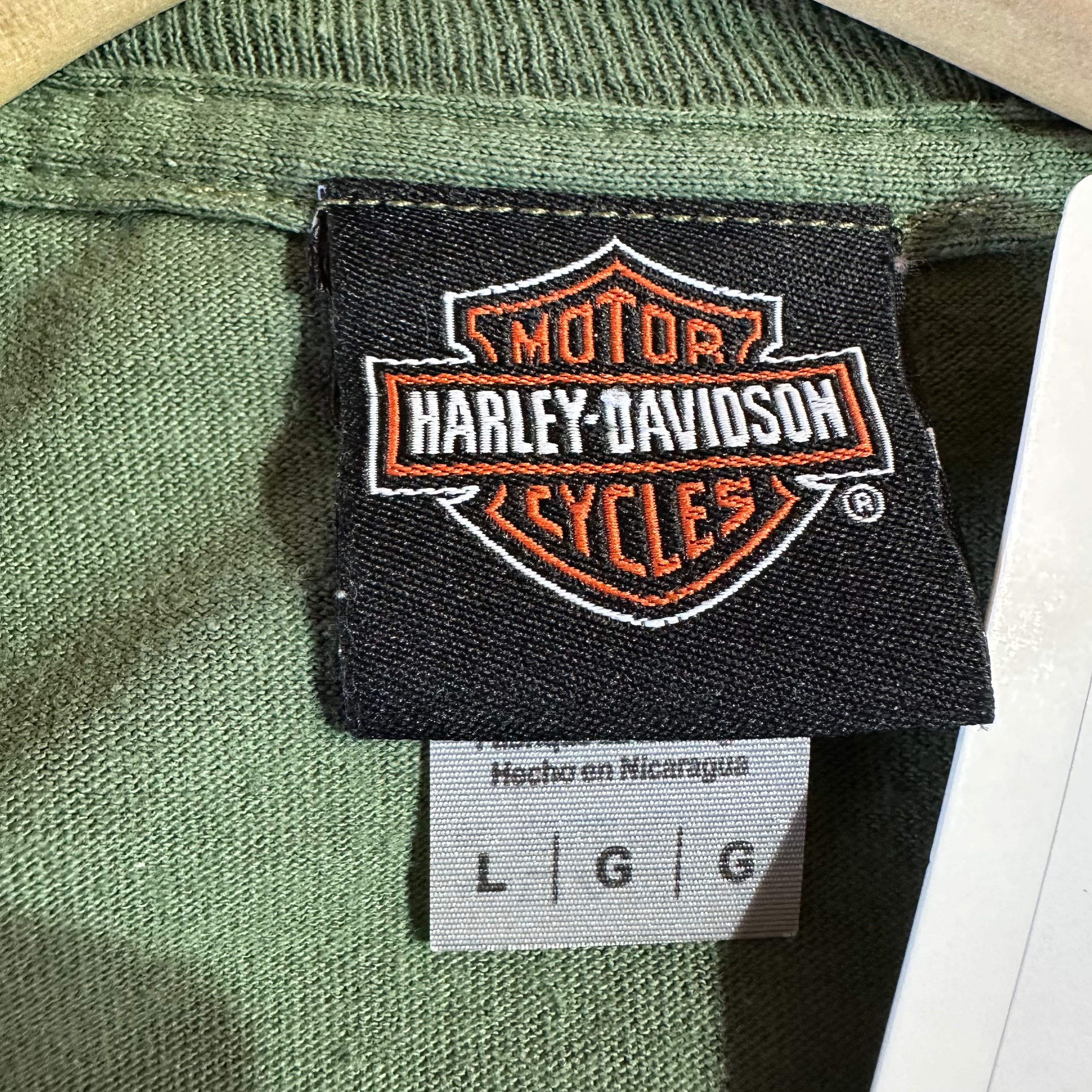 Harley Davidson T Shirt Mens Large Long Sleeve