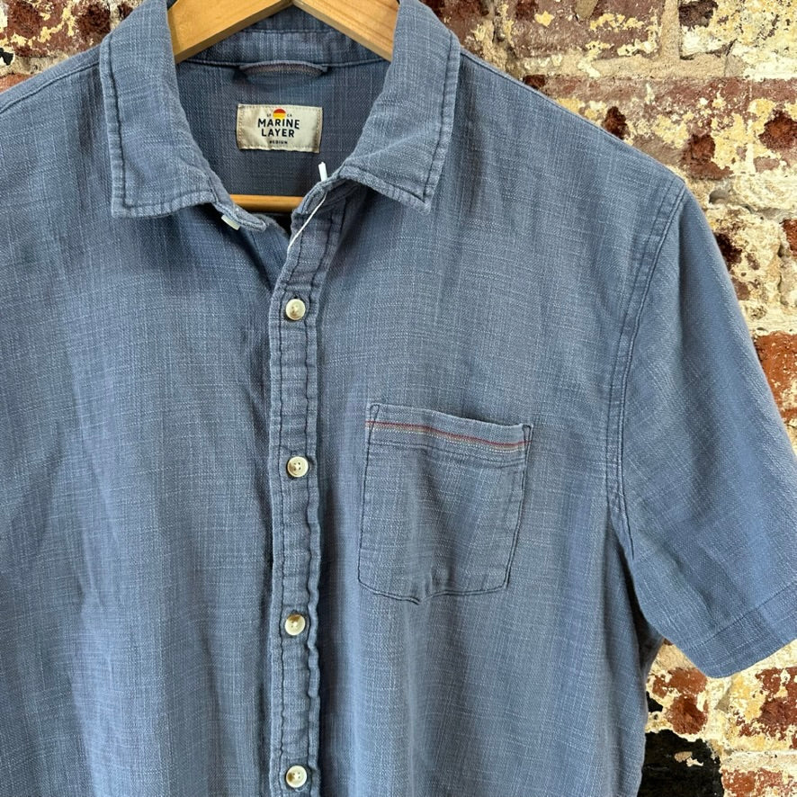 Marine Layer Button Up Shirt Mens Medium