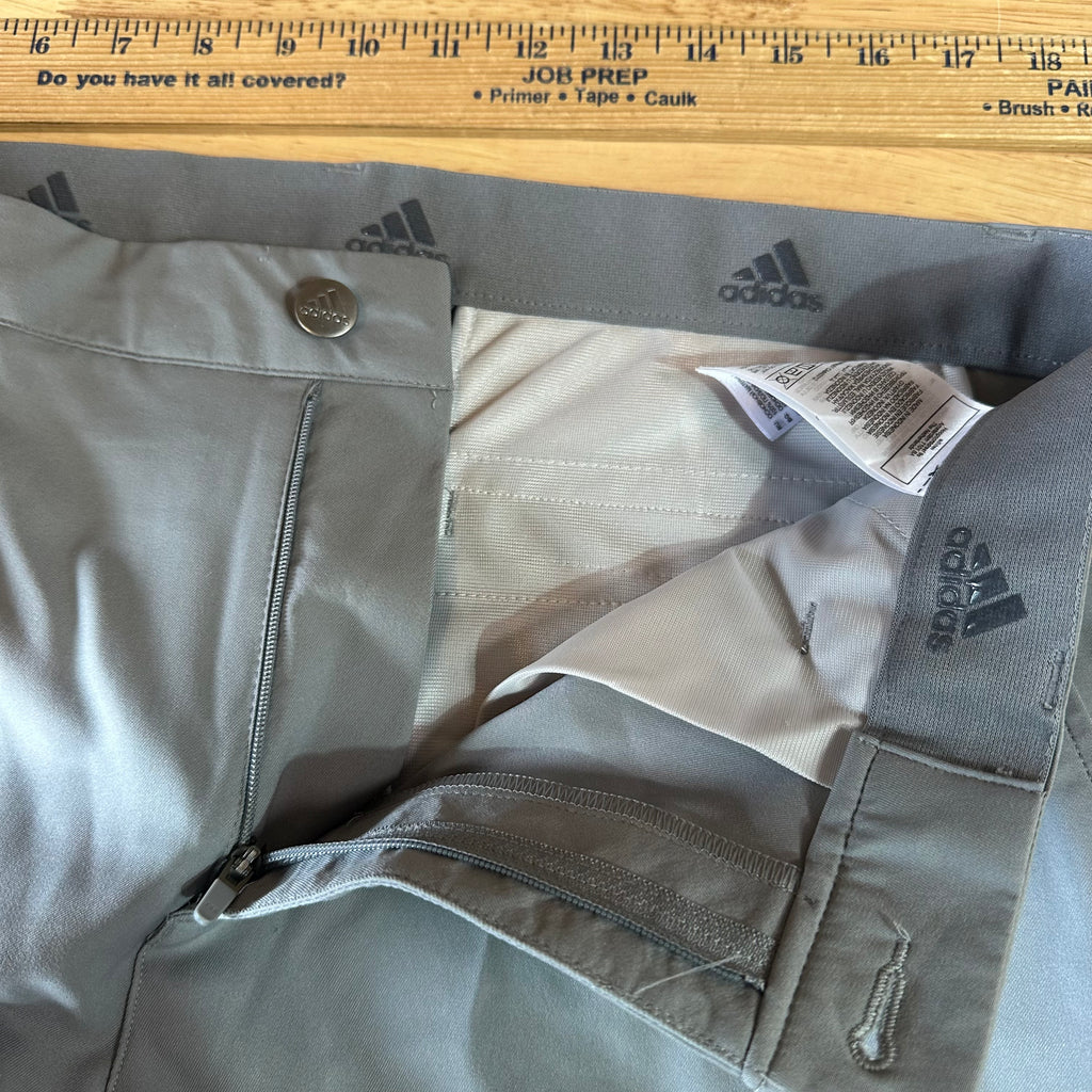 Adidas Mens 34x30 Gray Pants