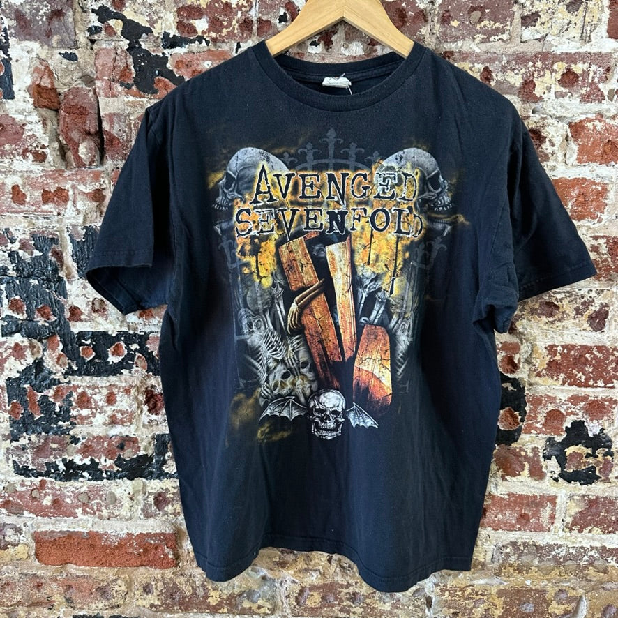 Avenged Sevenfold Men's XL S/S Black T-Shirt