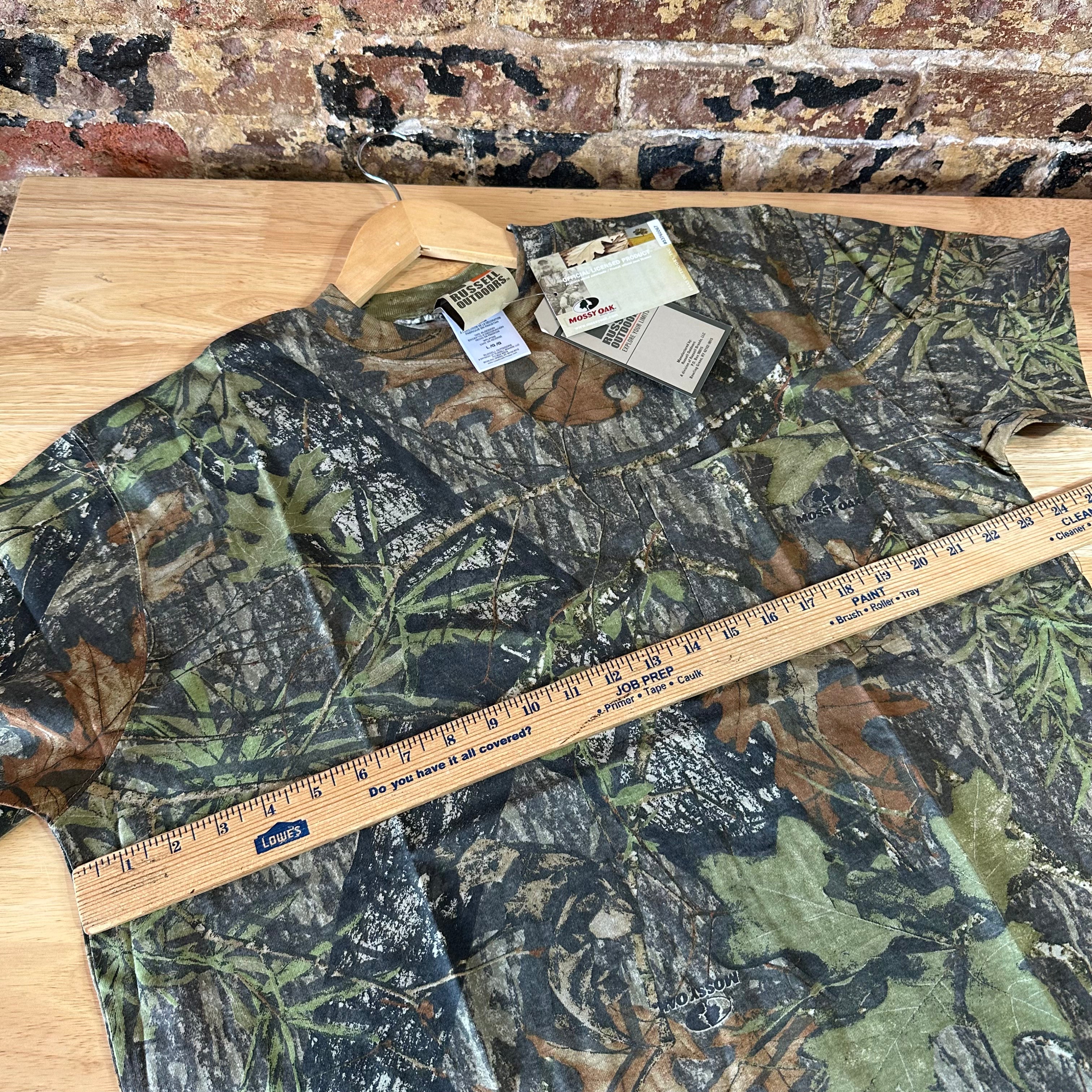 Russell Large S/S Camo T-Shirt NEW