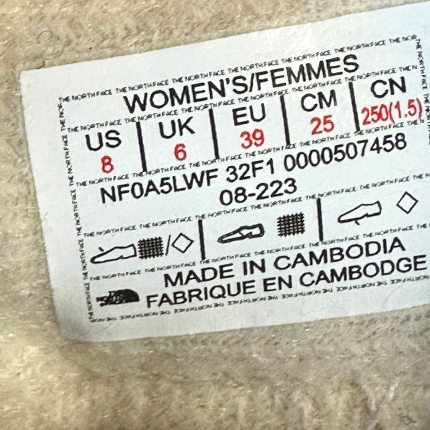 North Face Woman's 8 Cream Boots