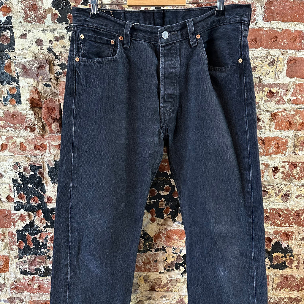Levi's 501 Mens 34x32 Black Jeans