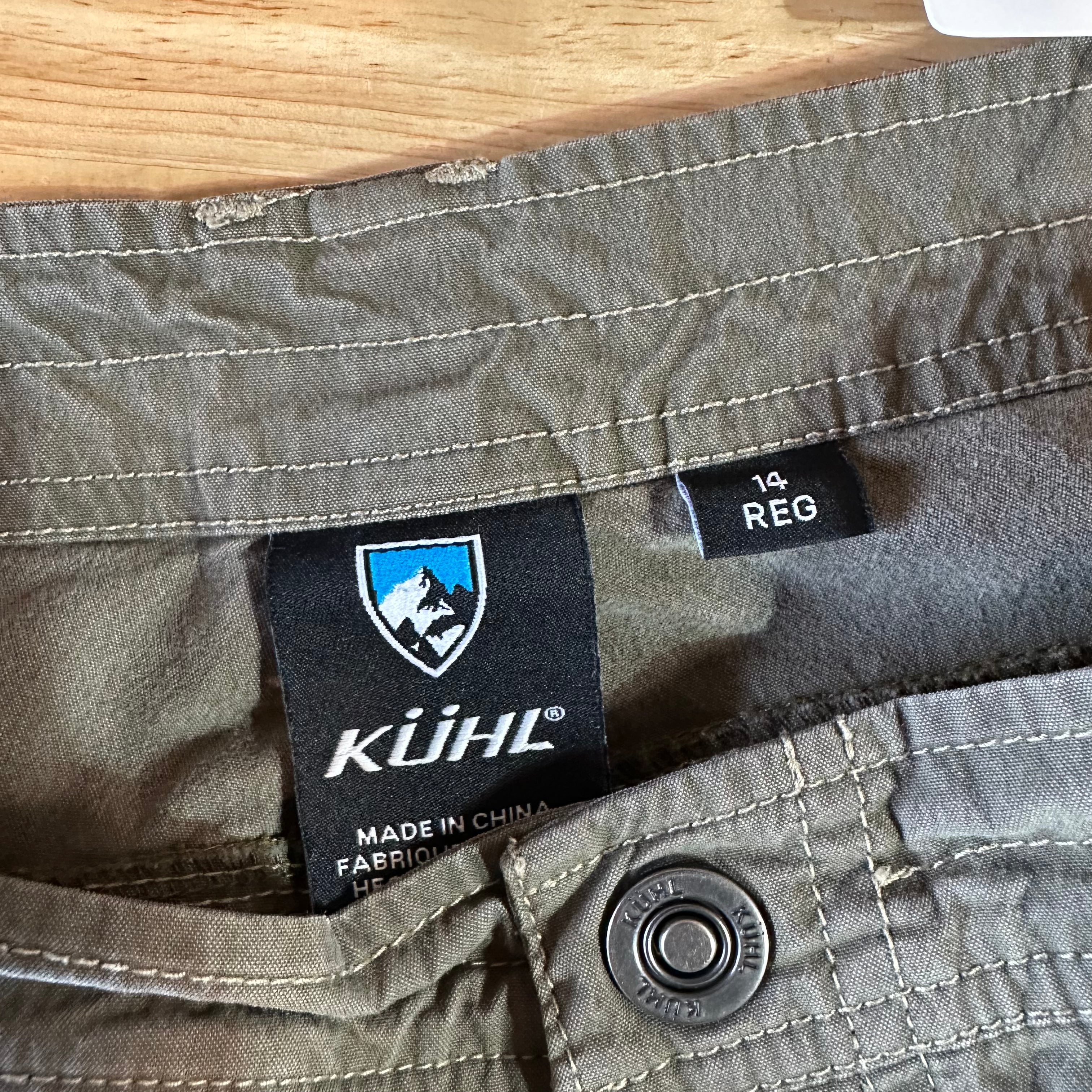 Kuhl Womens 14 Patina Dye Green Pants