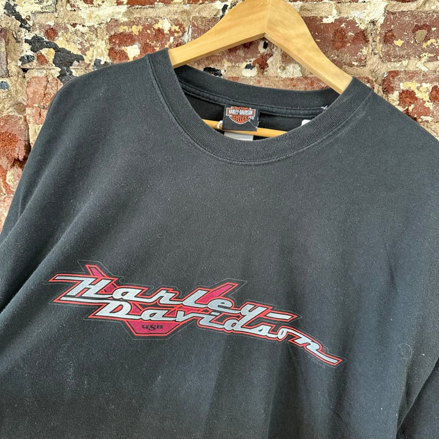 Harley Davidson Men's 2XL S/S Black T-Shirt