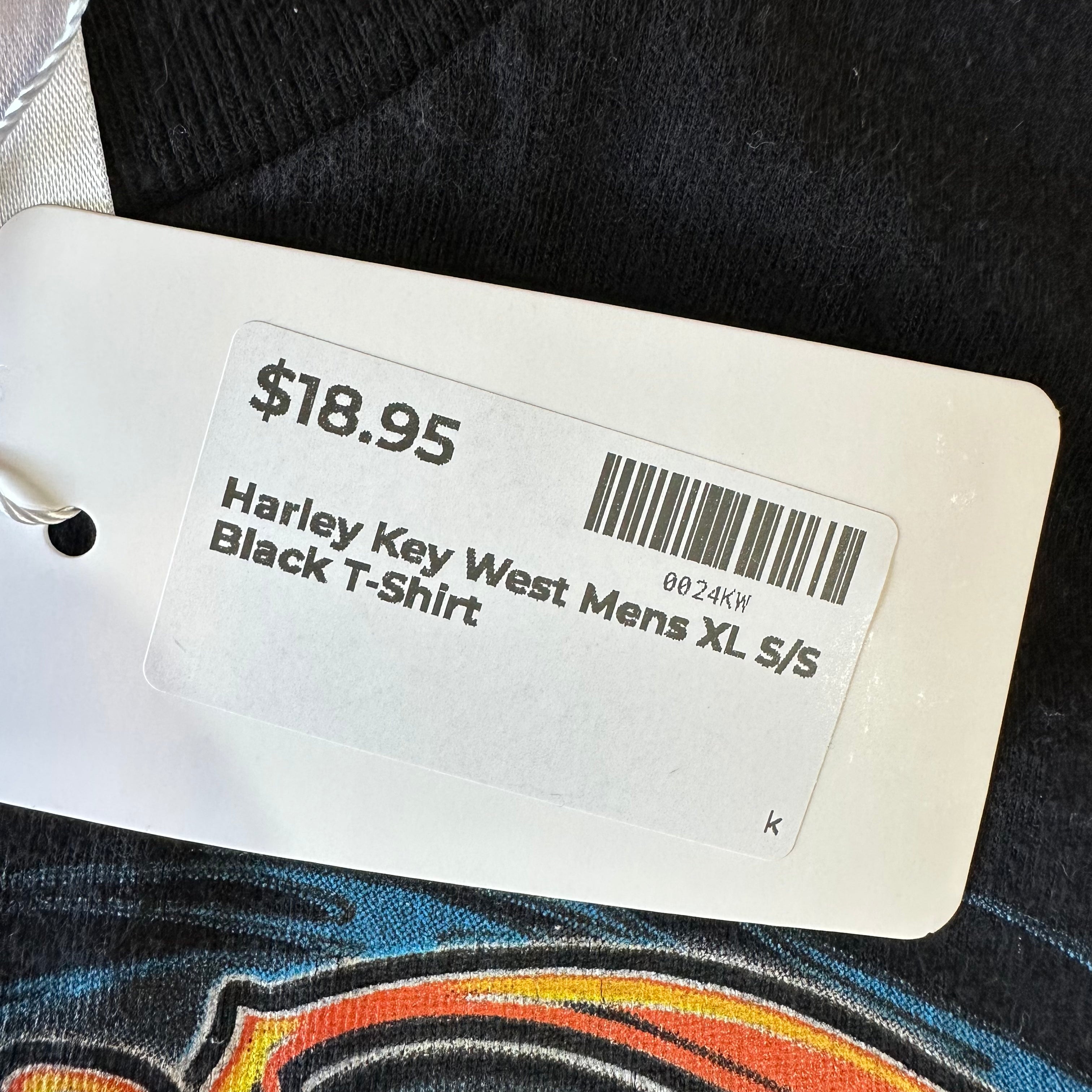 Harley Davidson Key West T-Shirt Mens XL Black Beach Biker Short Sleeve Peterson