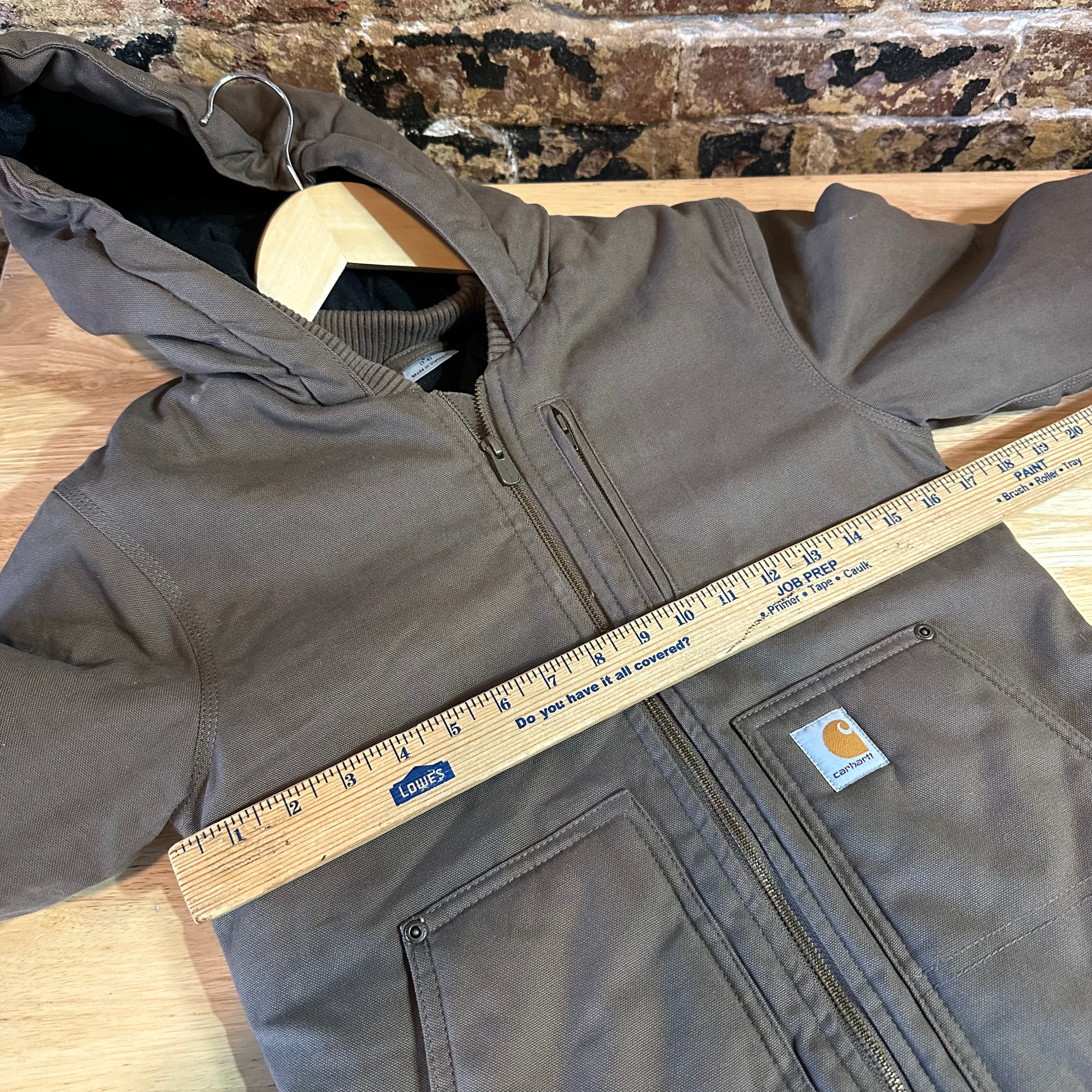 Carhartt Youth Small 7-8 Brown Jacket