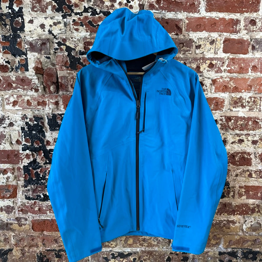 North Face Mens Small Apex Goretex blue Jacket