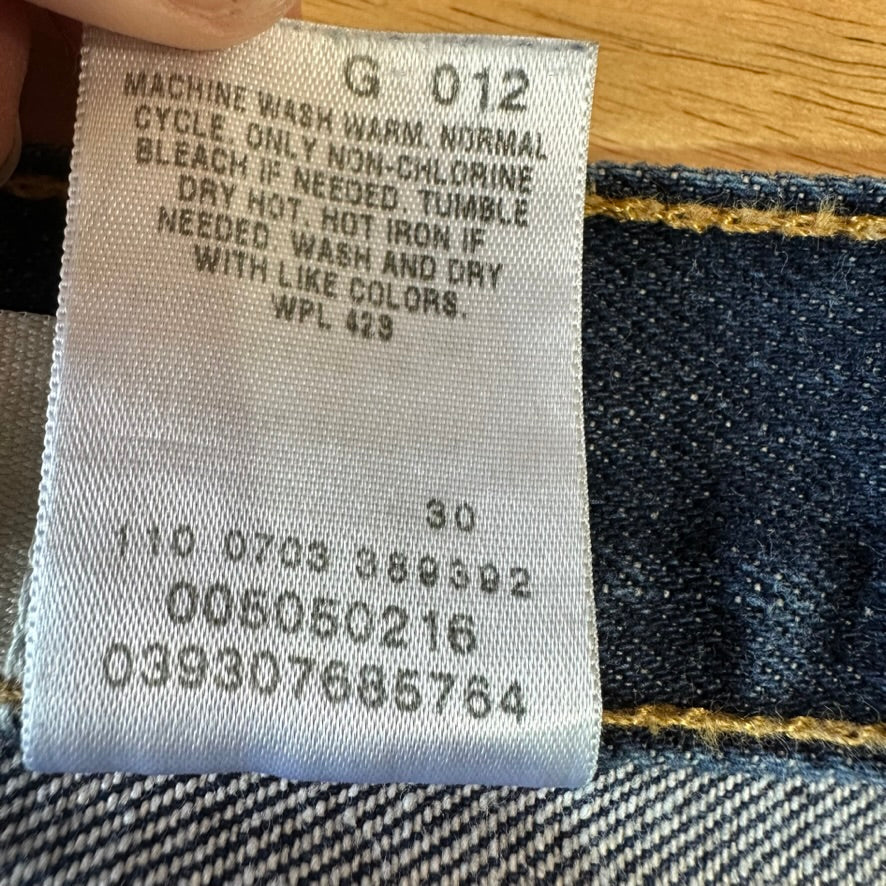 Levi's 505 Mens 36x34 Blue Jeans