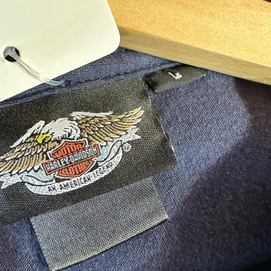 Harley Davidson T Shirt Mens Large Long Sleeve
