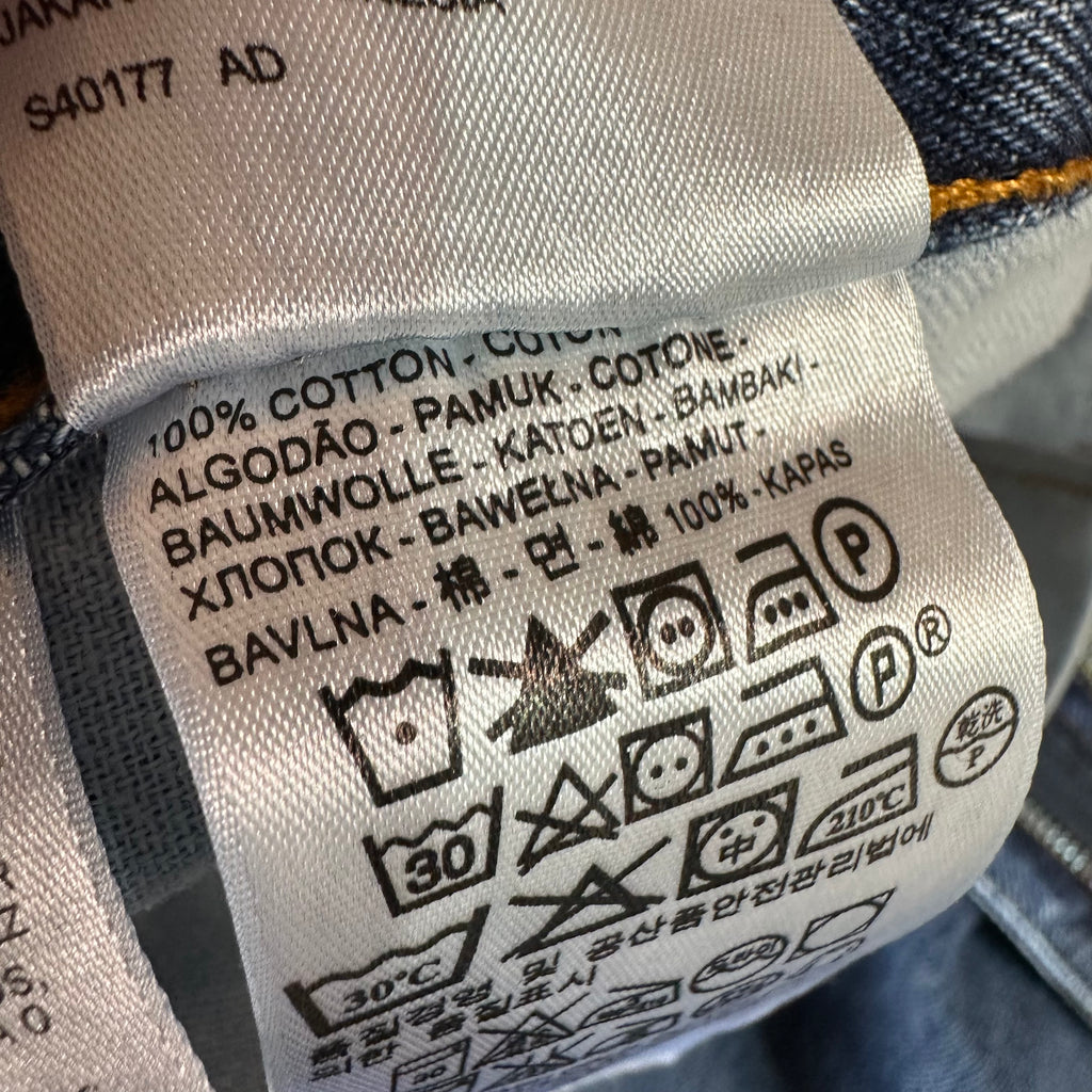 Levi's 505 Mens 36x32 Blue Jeans