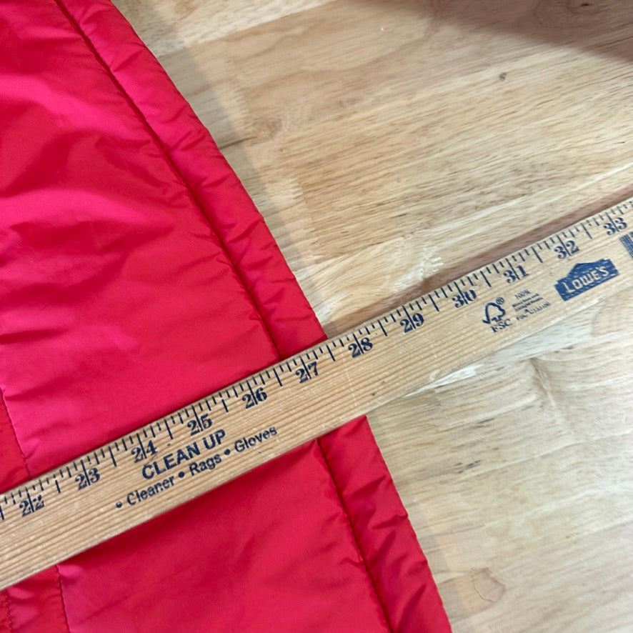 North Face Red Puffer Jacket Mens Small