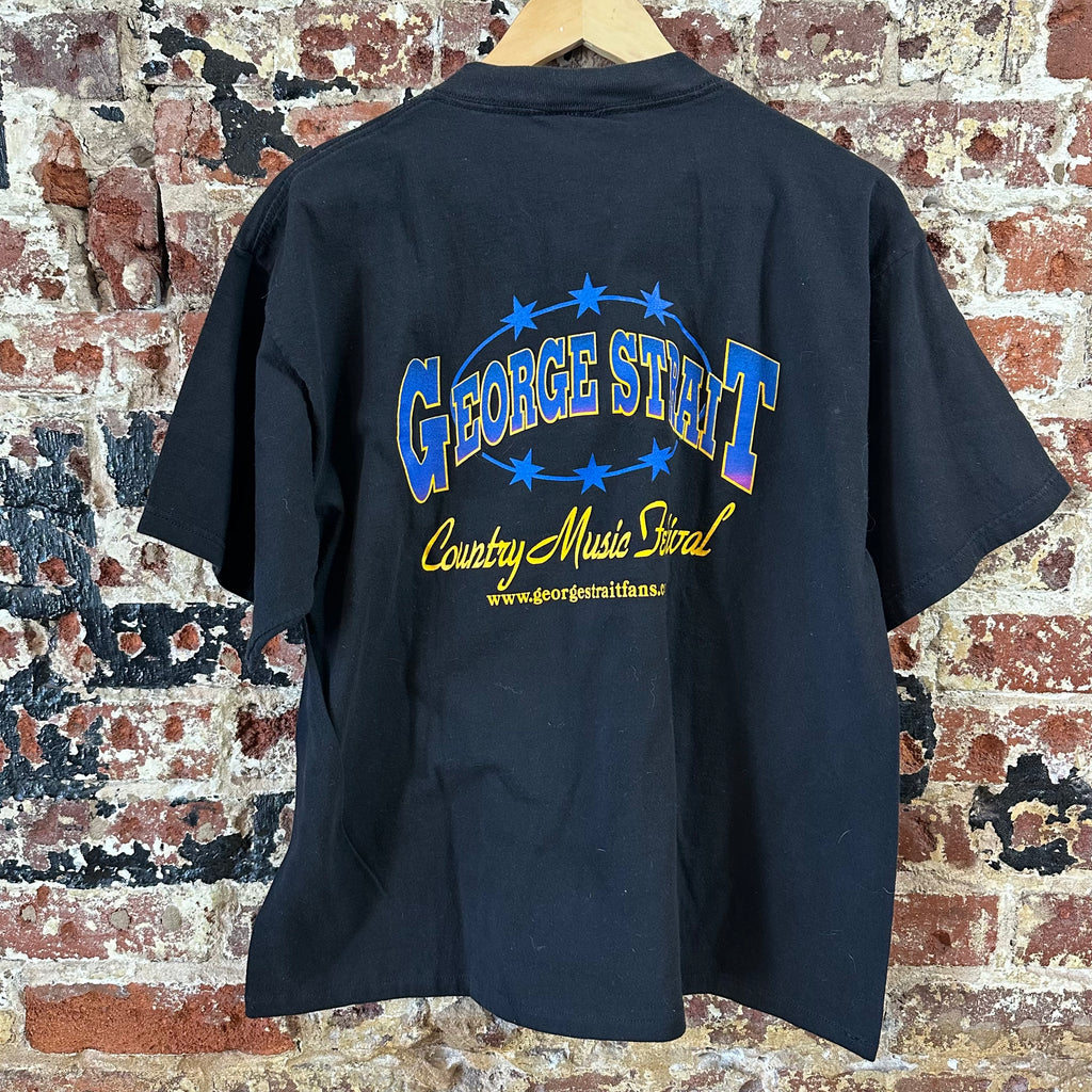 VTG George Strait Men's Large S/S T-Shirt