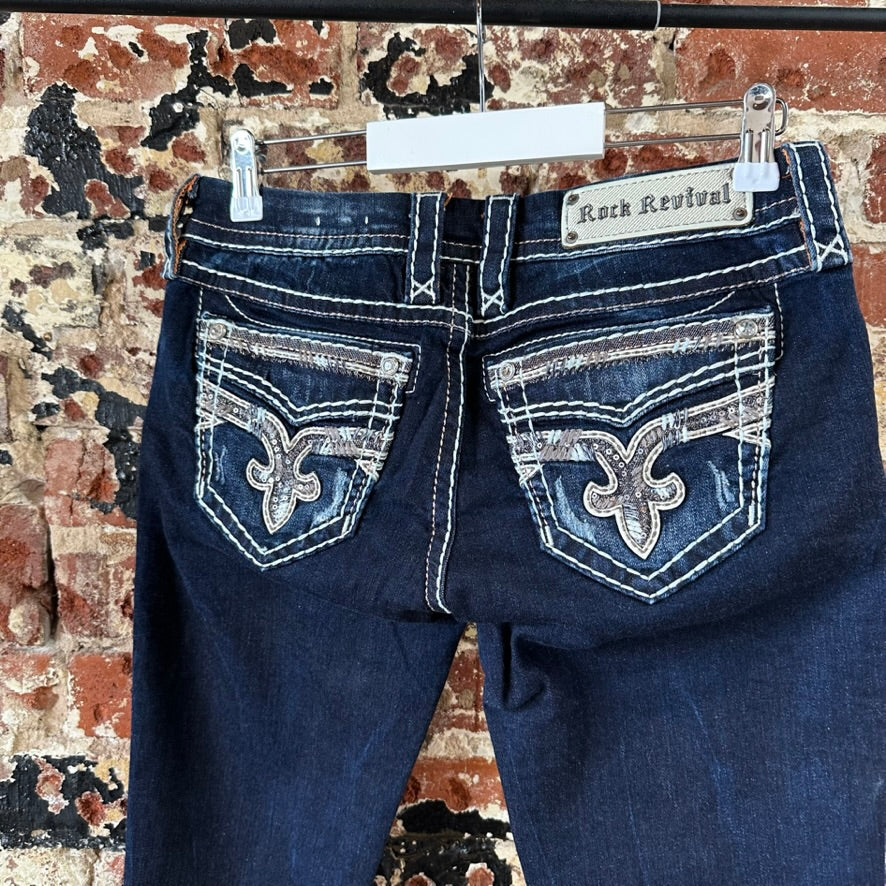 Rock Revival Skinny Jeans Womens 27