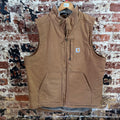 Carhartt Brown Sherpa Lined Men's Large Tall Vest