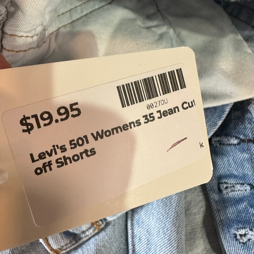 Levi's Cut off Jean Shorts Womens 35