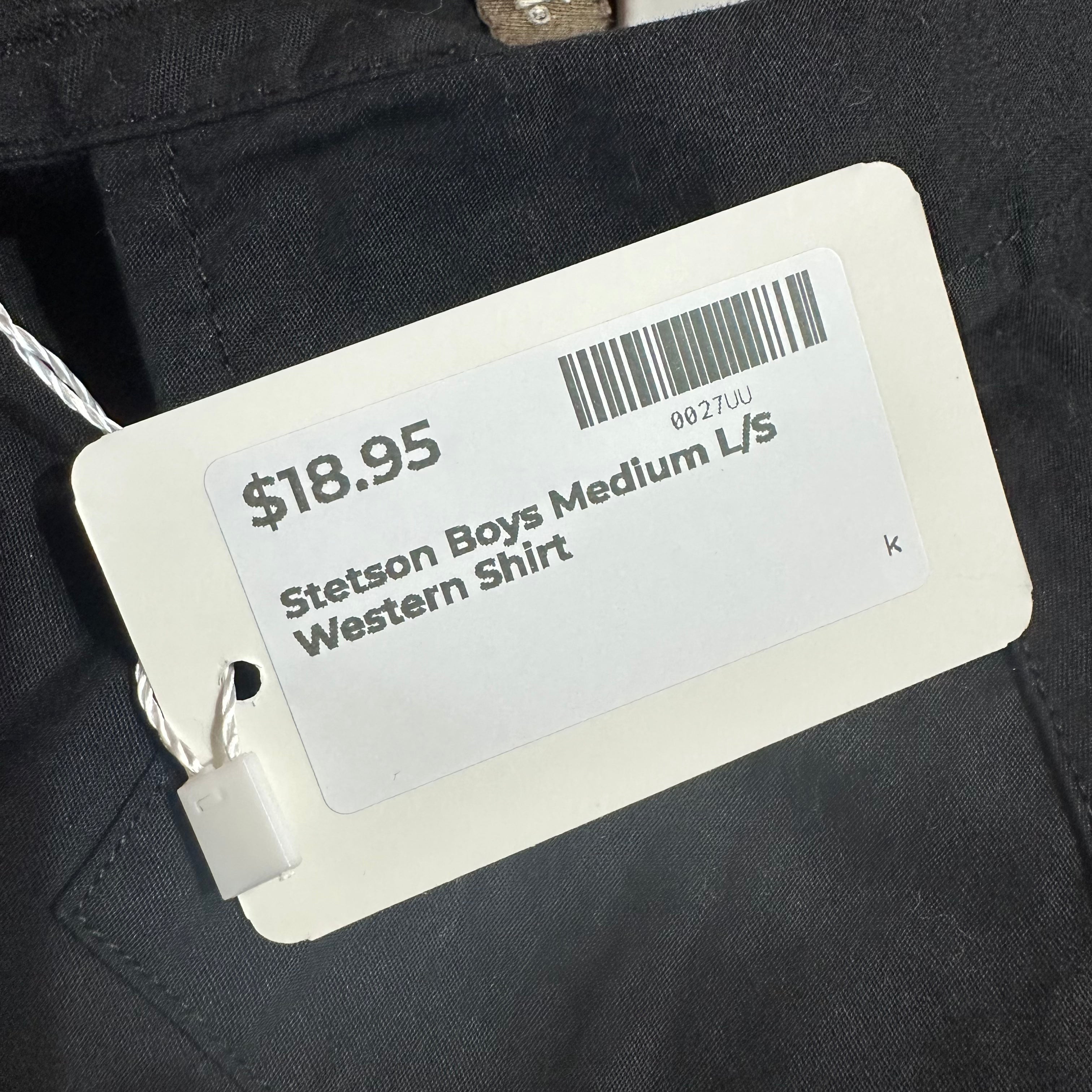 Stetson Western Shirt Boys Medium