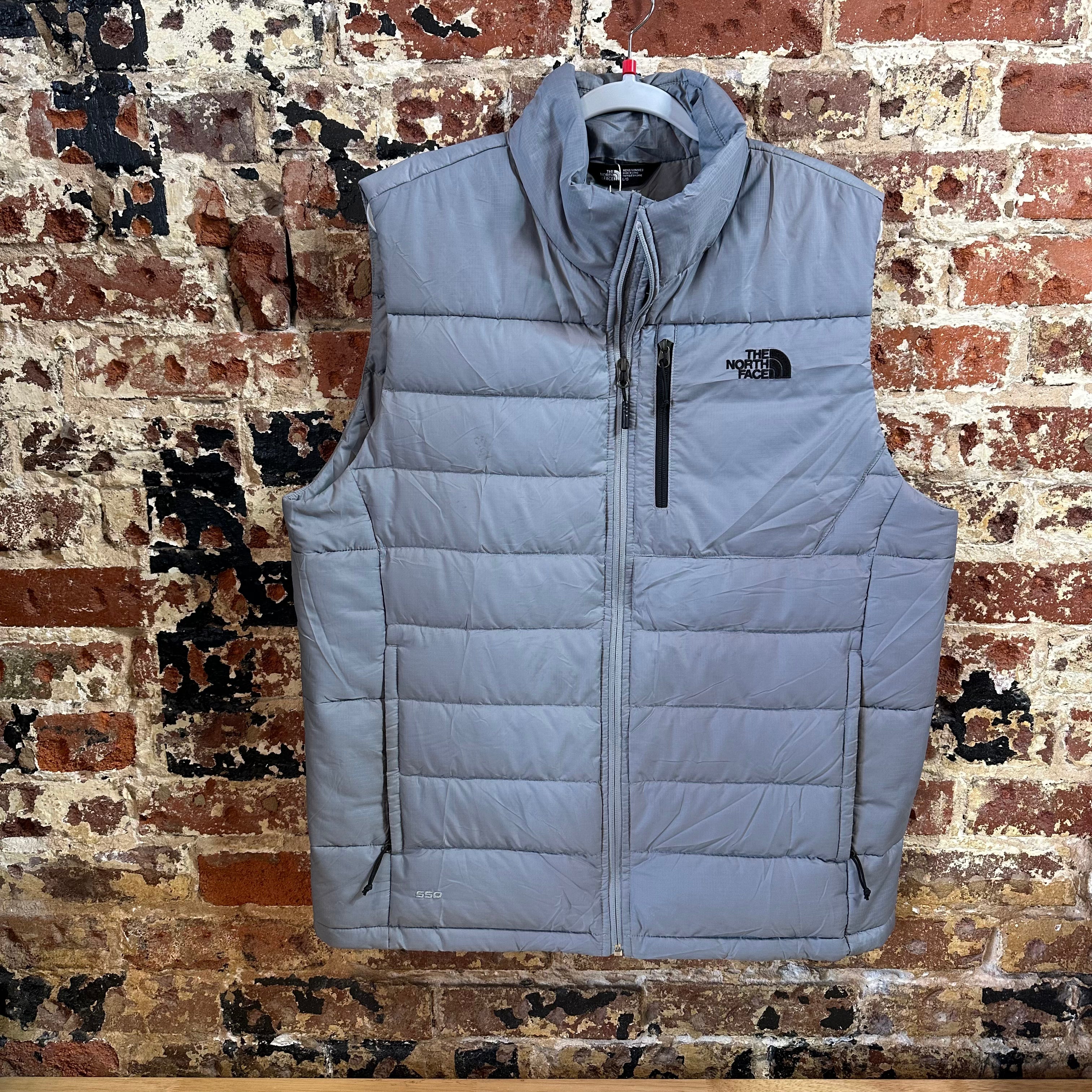 North Face 550 Men's Large Gray Vest