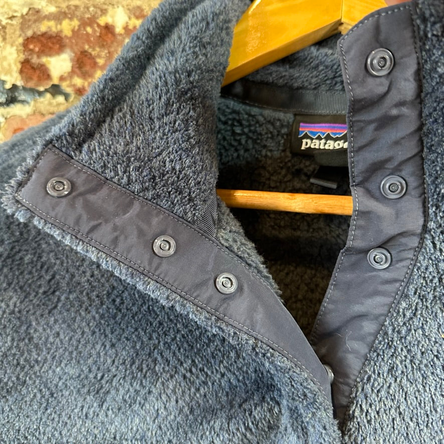 Patagonia Blue Snap Fleece Womens Large