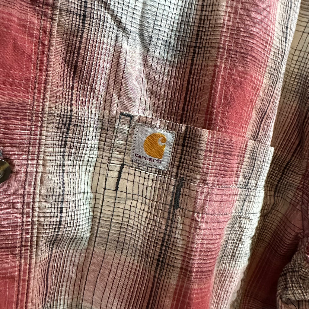 Carhartt Mens XL Short Sleeve Button Up