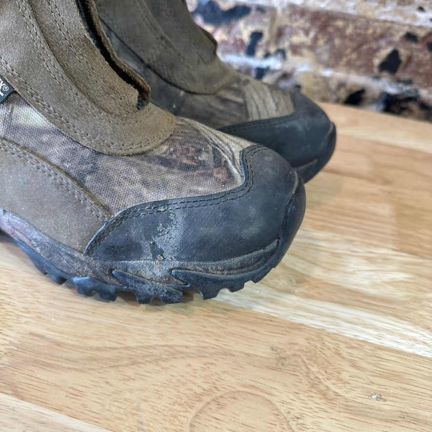 Cabela’s Camouflage Hunting Snake Boots Size 6.5 Green Camo