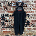 Harley Davidson Overalls Canvas Black toddler boys Size 18-24M Bibs