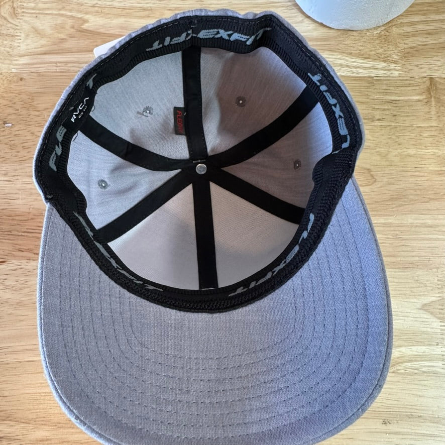 RVCA Gray Flexfit Hat