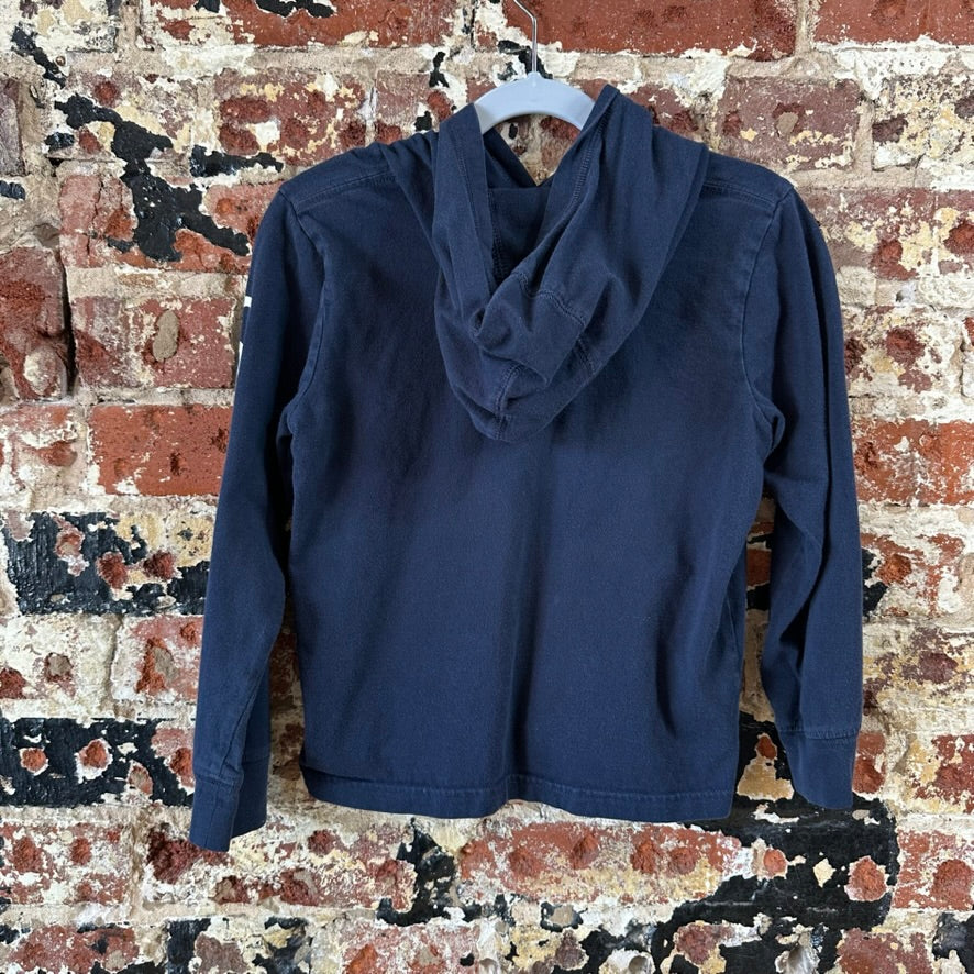 Carhartt Boys 5 Blue L/S Hooded T-Shirt