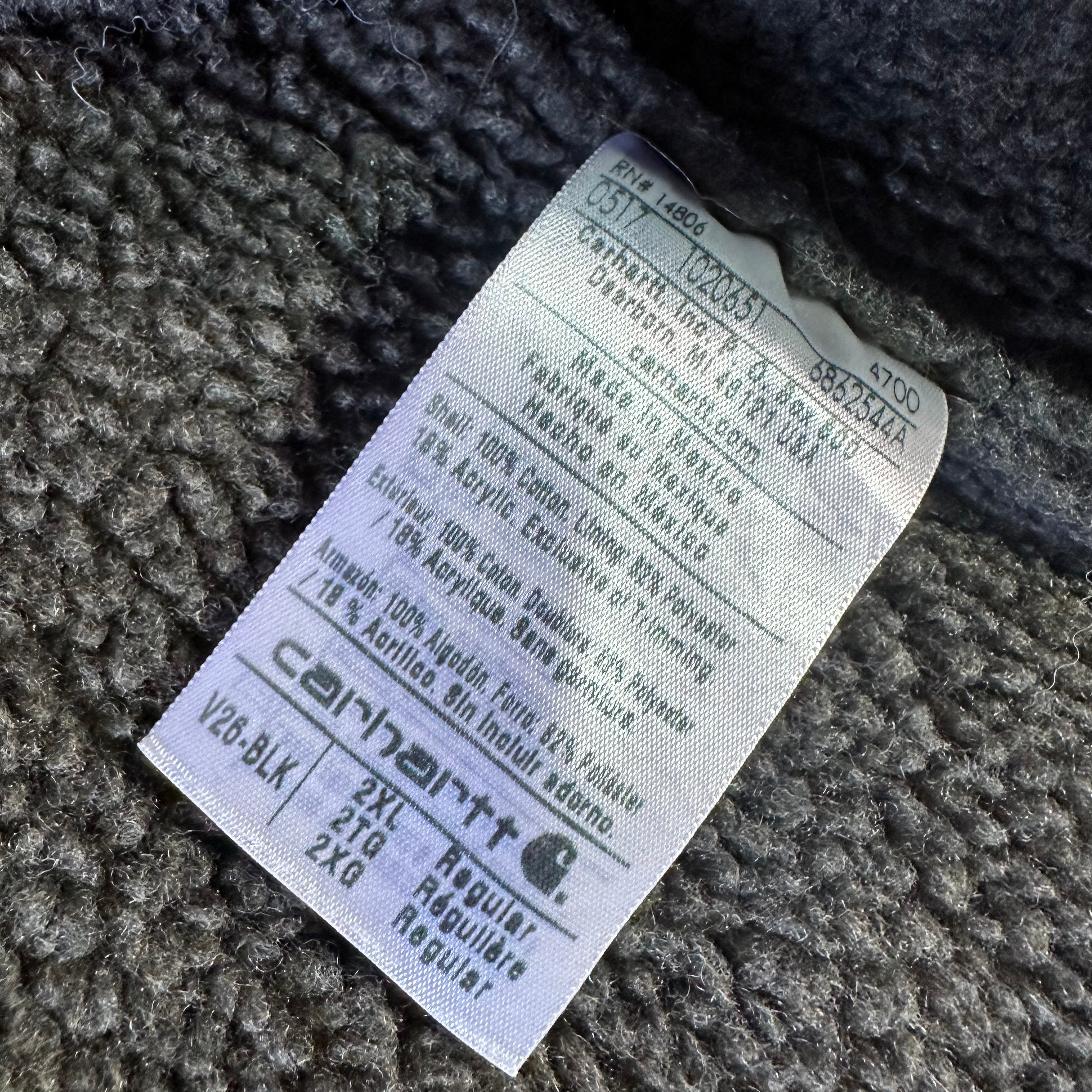 Carhartt Mens 2XL Black Vest