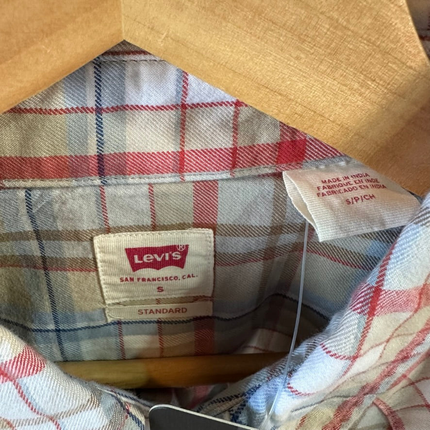 Levi's Mens Small Pearl Snap Western Shirt NEW