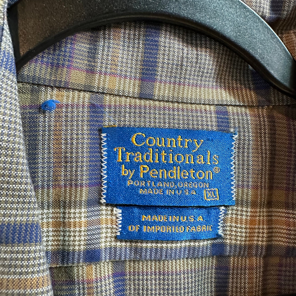 Pendleton Mens XL Short Sleeve Button Up