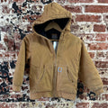 Carhartt Boys Small 7/8 Brown Jacket