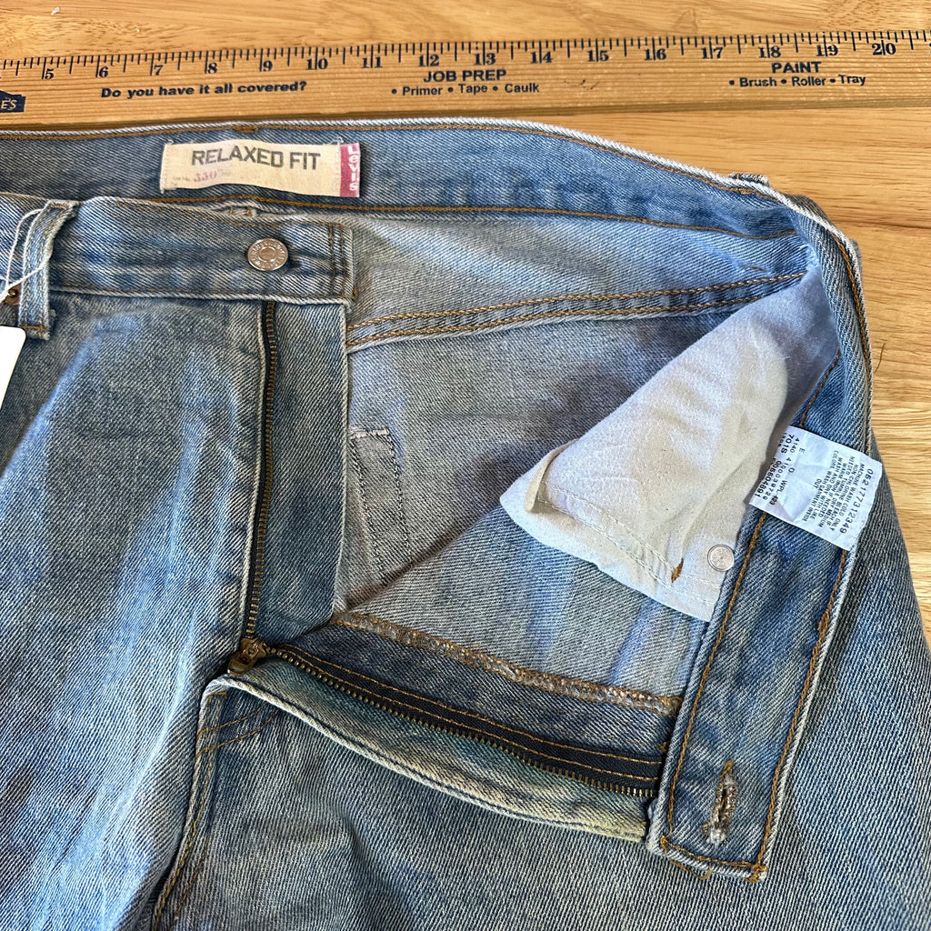 Levi's 550 Jeans Mens 34x30 Blue Cotton Denim Medium wash Relaxed Fit