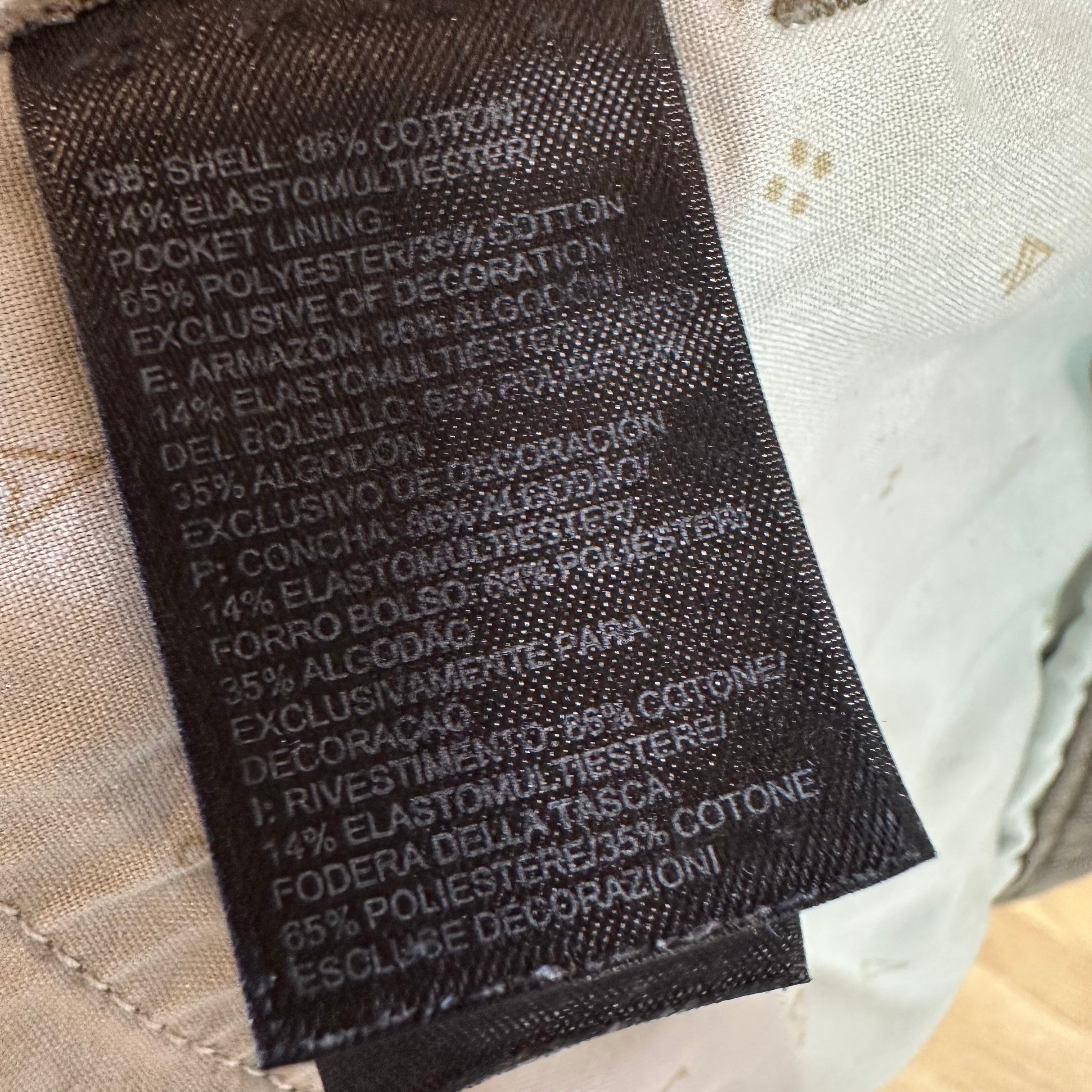 North Face Mens 30x30 Tan Pants