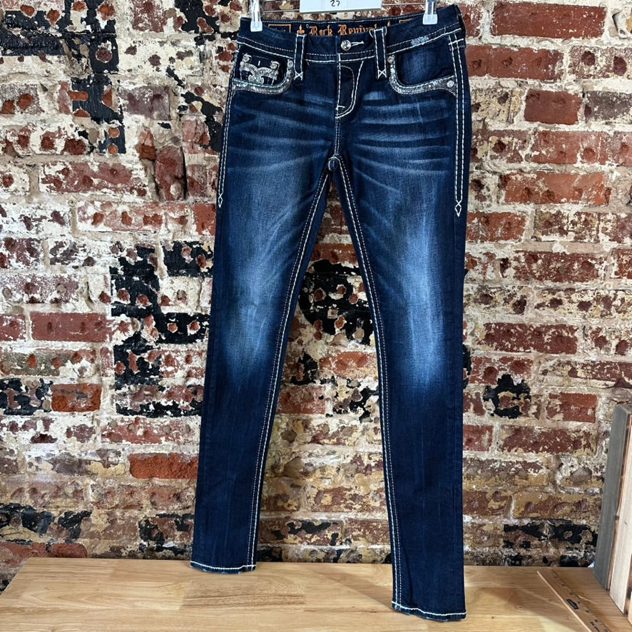 Rock Revival Skinny Jeans Womens 27