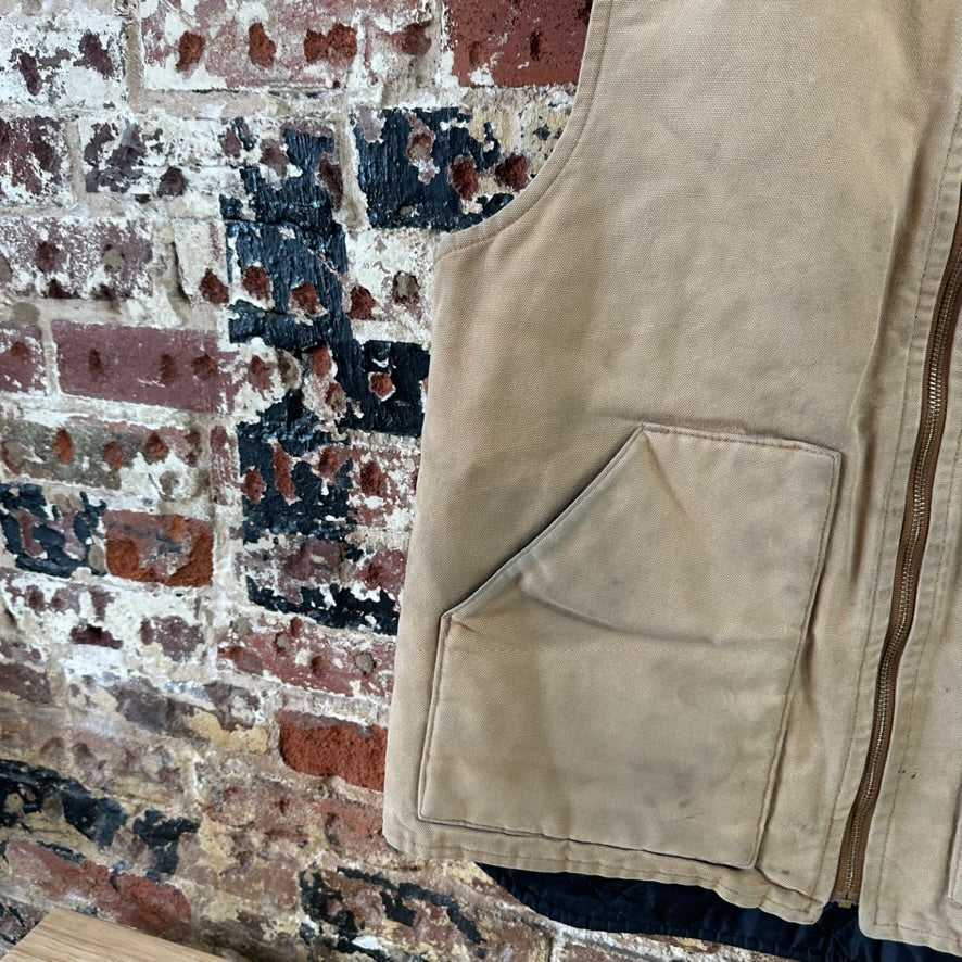 Carhartt Brown Vest Mens Large Tall