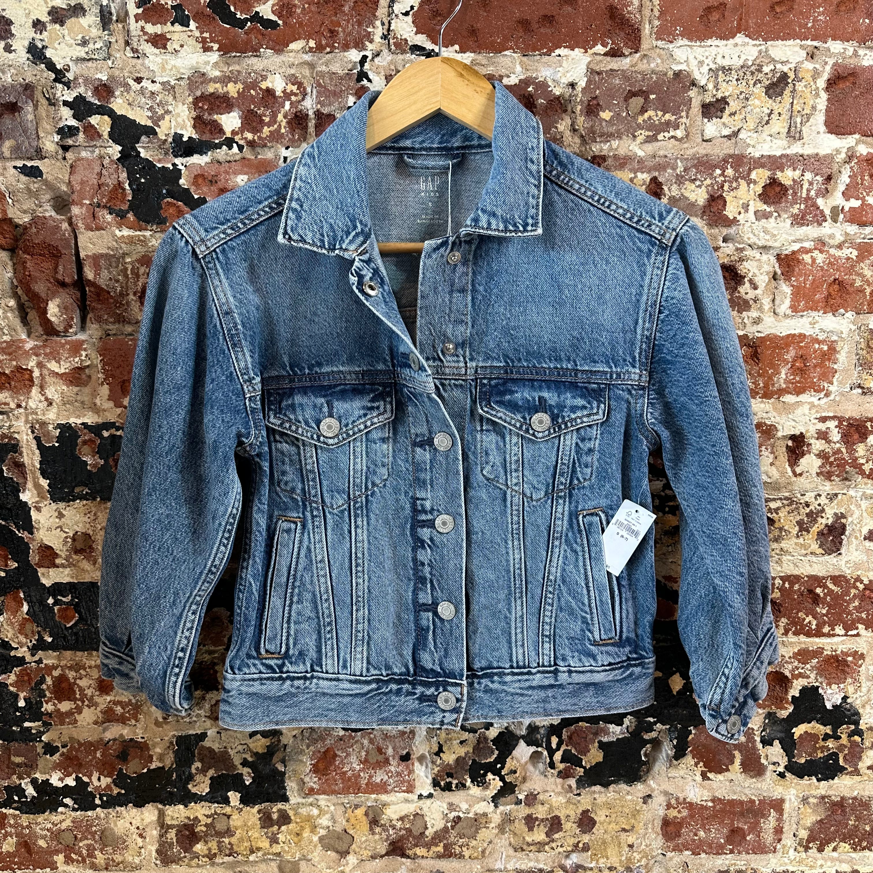 Gap Girls Small Jean Jacket NEW