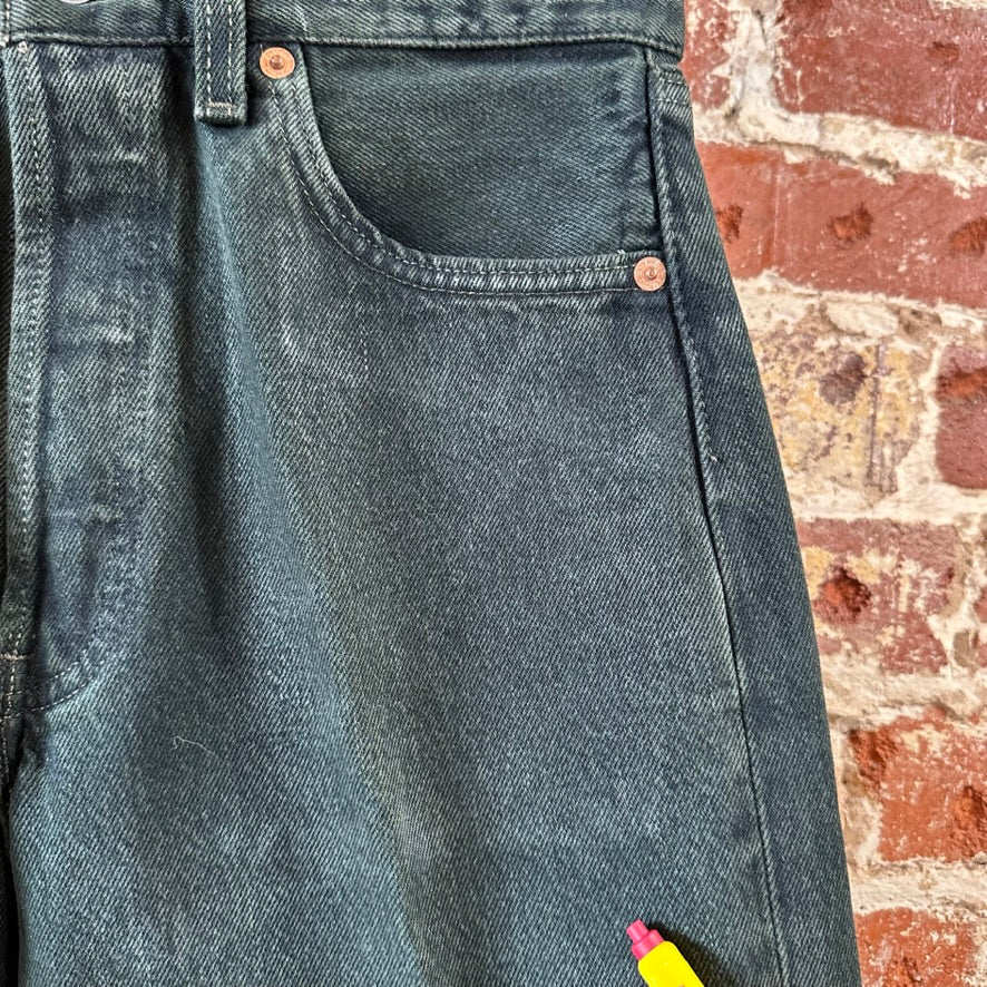 VTG Levis 501 Mens 29x34 Green Jeans