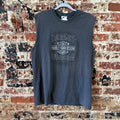 Harley Davidson Men's Large Sleeveless Gray T-Shirt