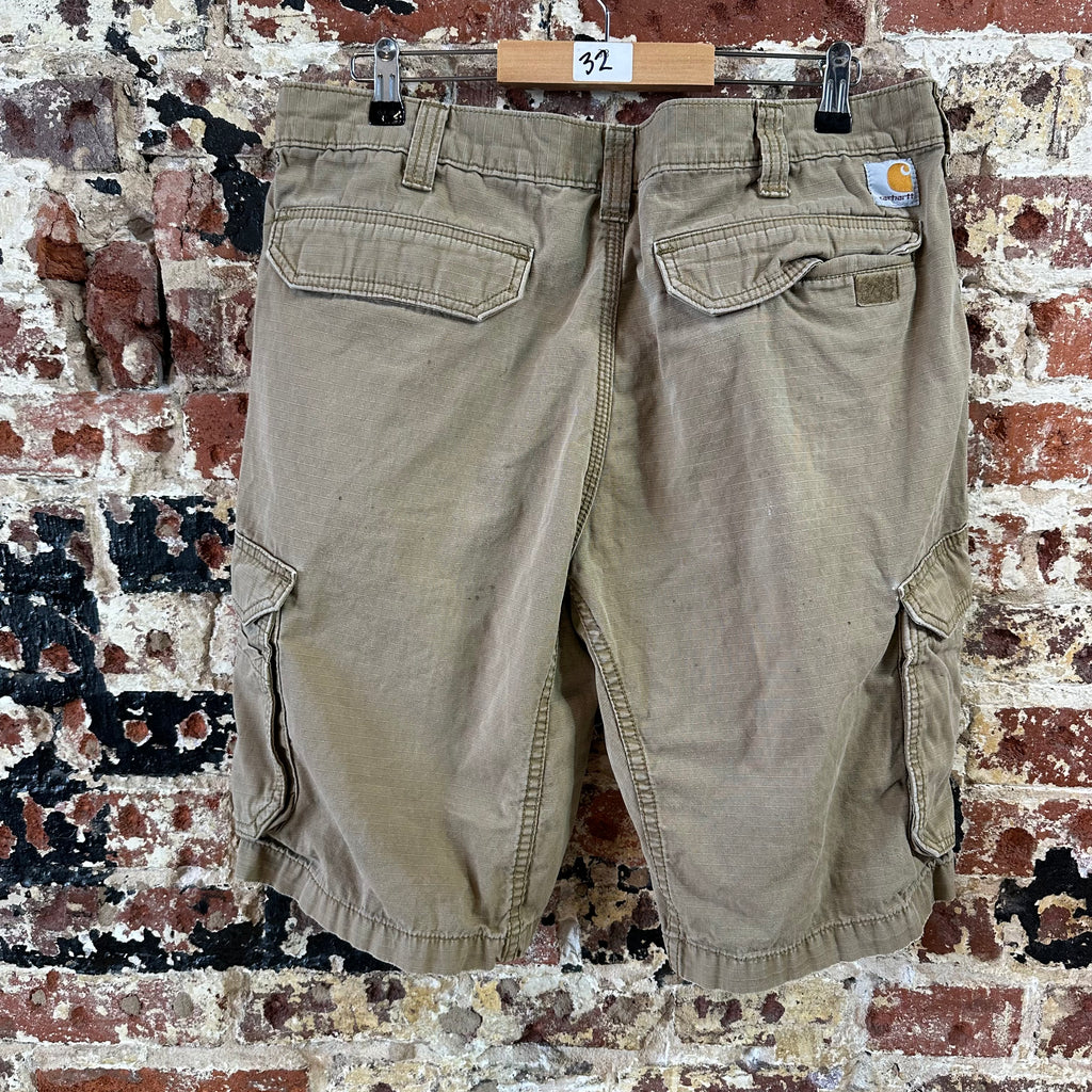 Carhartt Cargo Tan Shorts Mens 38